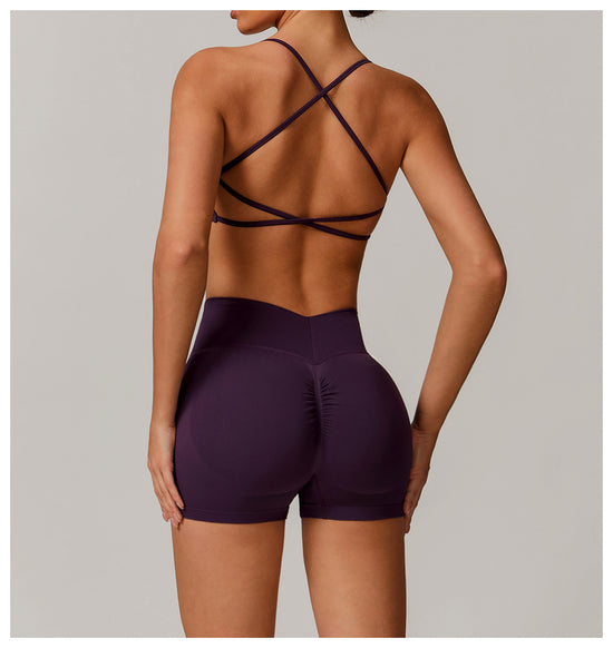 Customized Seamless Yoga Bra - Quick-Dry Tight Sports Bra, Sling Backless Activewear for Running, Fitness & Yoga